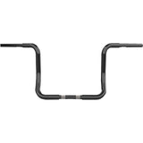 LA Choppers Twin Round Handlebar 12" Black - LA-7325-12B For Harley Touring 1996-2023