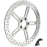 Arlen Ness Big Brake Floating Rotor Kit 15" Front Left - 02-972 For Harley Motorcycles 2006-2017