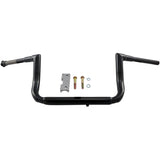 LA Choppers 1-1/2" Grande Twin Peaks Touring Handlebar 10" Black - LA-7365-10B For Harley Touring 2014-2022