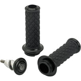 BILTWELL 0630-2322 6605-201-01 Alumicore Grips Grips - Alumicore - TBW - Black