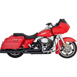 Vance & Hines Pro Pipe 2-Into-1 Exhaust System Black - 47361 For Harley Touring 2010-2016