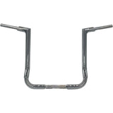 FAT Baggers INC. 1-1/2" EZ Install Flat Top Handlebar 16" Chrome - 605016 For Harley Touring 2006-2020