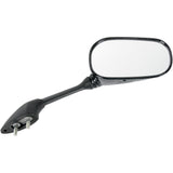 EMGO 0640-0513 20-37443 Carbon Fiber Mirror Mirror - Side View - Black/Carbon Fiber - Rectangle - Right - Yamaha