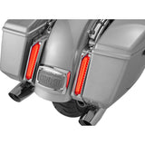 Ciro Filler Panel Tail Lights Smoke Lens Chrome - 42050 For Harley Touring 2023-2026