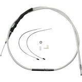 Magnum Shielding High-Efficiency Braided Sterling Chromite II® Clutch Cable /16" - 322814 For Harley Motorcycles 2006-2024
