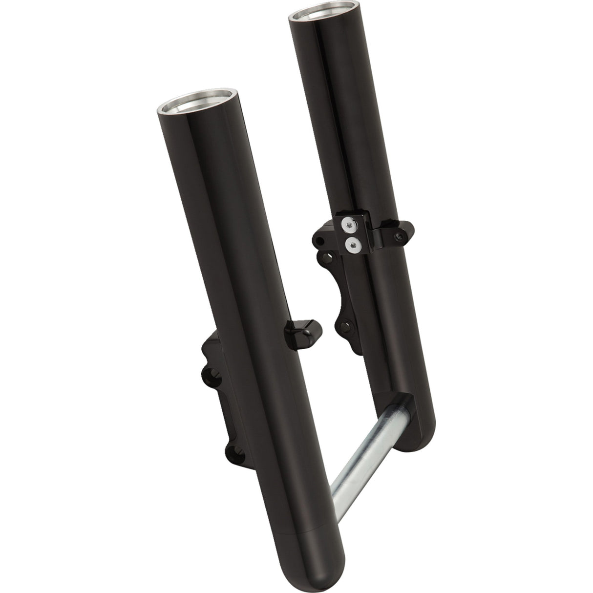 Arlen Ness Hot Legs Fork Legs Black Anodized Smooth Dual Disc - 40-528 For Harley Touring 2024-2026