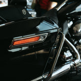 CUSTOM DYNAMICS 2040-2866 CD-SBL-BCM-SC Saddlebag LED Latch Light - Smoke - Chrome