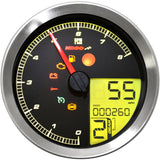 KOSO NORTH AMERICA 2211-0169 BA051201 HD-04 Speedometer/Tachometer Multi-Function Speedometer/Tachometer - HD-04 - Chrome