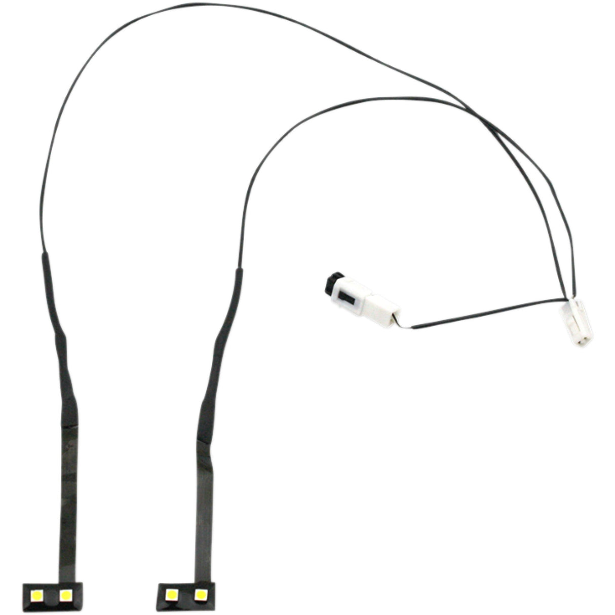 CUSTOM DYNAMICS 2040-1852 HD-VENT-LED-WHT Windshield Vent Trim Light Kit Fairing Vent Trim LED Light