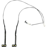 CUSTOM DYNAMICS 2040-1852 HD-VENT-LED-WHT Windshield Vent Trim Light Kit Fairing Vent Trim LED Light