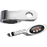 KODLIN USA 2040-2919 K68511 Elypse LED 2-1 Turn Signals - Turn Signal w/ Running Light - Universal - Chrome