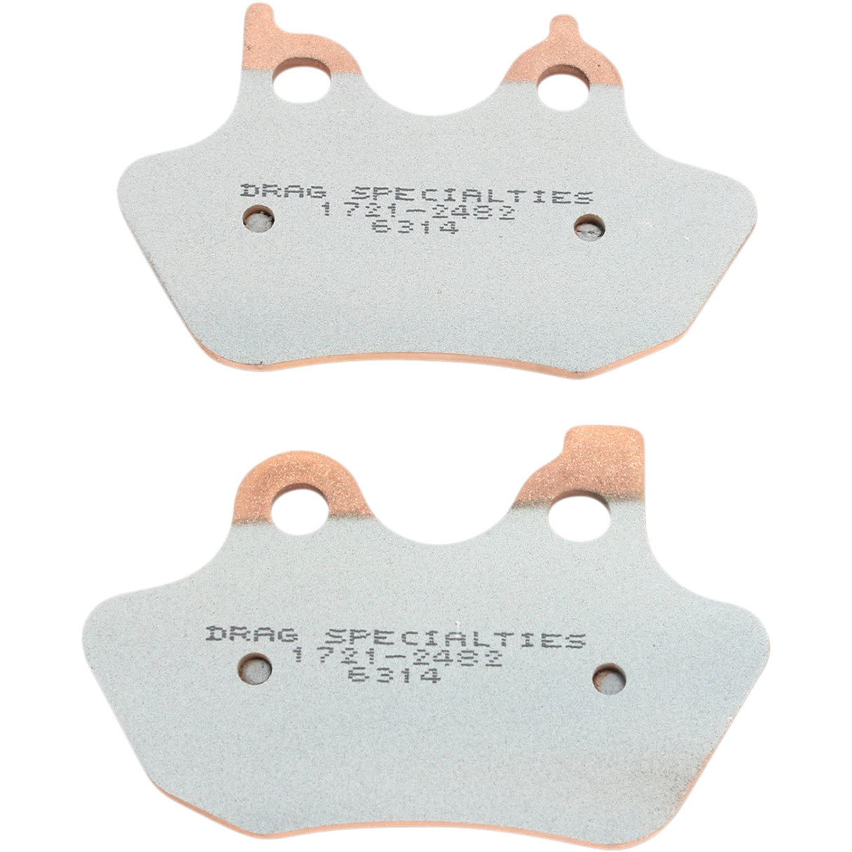 Drag Specialties Premium Sintered Metal Harley Buell Brake Pads For Harley Motorcycles 2005-2007
