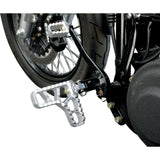 JOKER MACHINE 1620-1149 08-62-1 Adjustable Serrated Billet Footpegs - With Heel - Clear