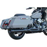 S&S Cycle 2-Into-1 GNX Exhaust System Race Only Guardian Black Touring - 550-1167 For Harley Touring 2017-2026
