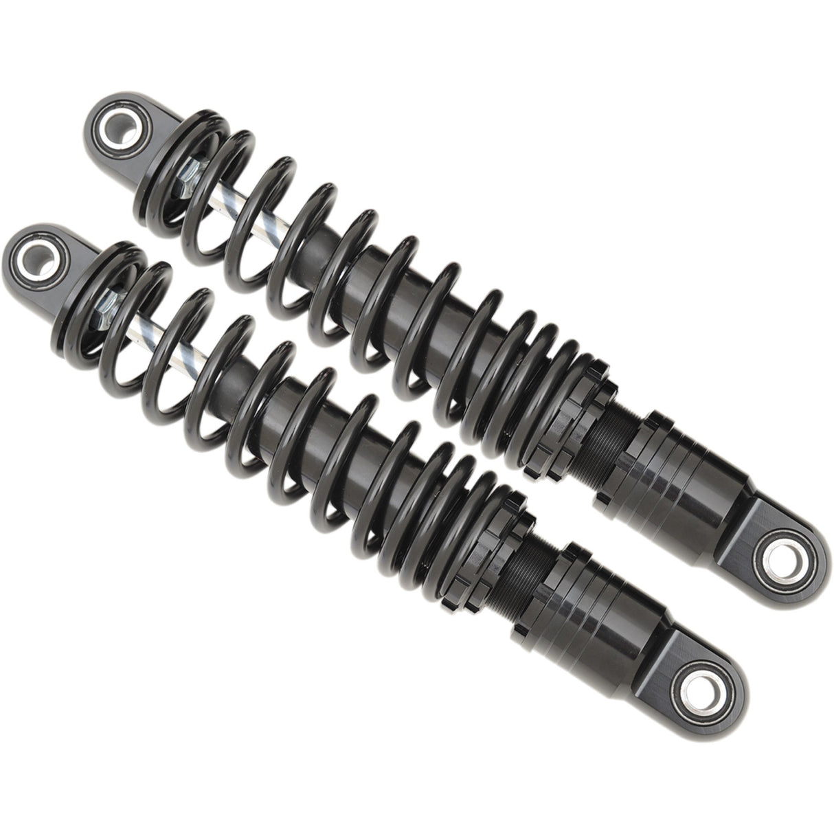 DRAG SPECIALTIES SHOCKS 1310-1204 Premium Ride-Height Adjustable Shocks — 11.00" Premium Ride-Height Adjustable Shocks - Black - Standard - 11"