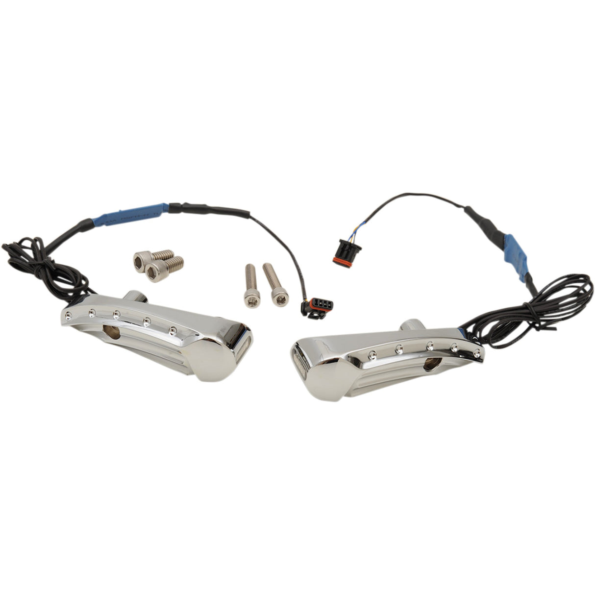 Covingtons Turn Signals Dimpled Chrome - C1300-C For Harley Road Glide 2015-2023