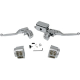 Drag Specialties Handlebar Control Kit Without Switches 5/8" Master Cylinder For Harley 1984-1995