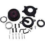 Vance & Hines VO2 Rogue Air Intake Kit Wrinkle Black - 40381 For Harley Motorcycles 2017-2025