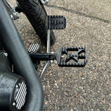 Joker Machine Brake Pedal Cover Black Serrated - 08-650-1B For Harley Softail 2018-2021