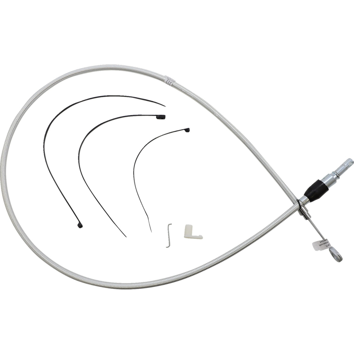 Magnum Shielding Sterling Chromite II® Quick Connect Upper Clutch Cable 48" - 323414HE For Harley Motorcycles 2018-2024