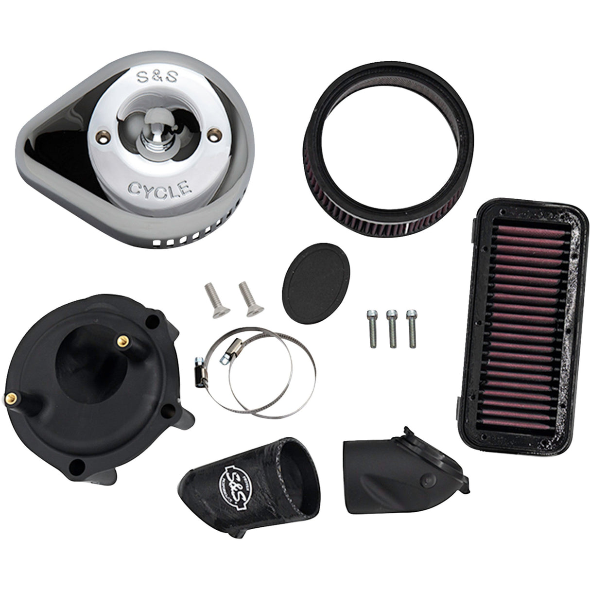 S&s Cycle Stealth Teardrop Air Cleaner - 170-0827 For Indian 2020-2025