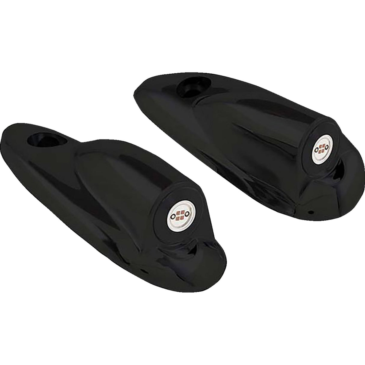 Paul Yaffe Bagger Nation Lightning Bullet Run Turn Signal Amber White Black - PYO:LB-RG-DRL-B For Harley Road Glide 2015-2023