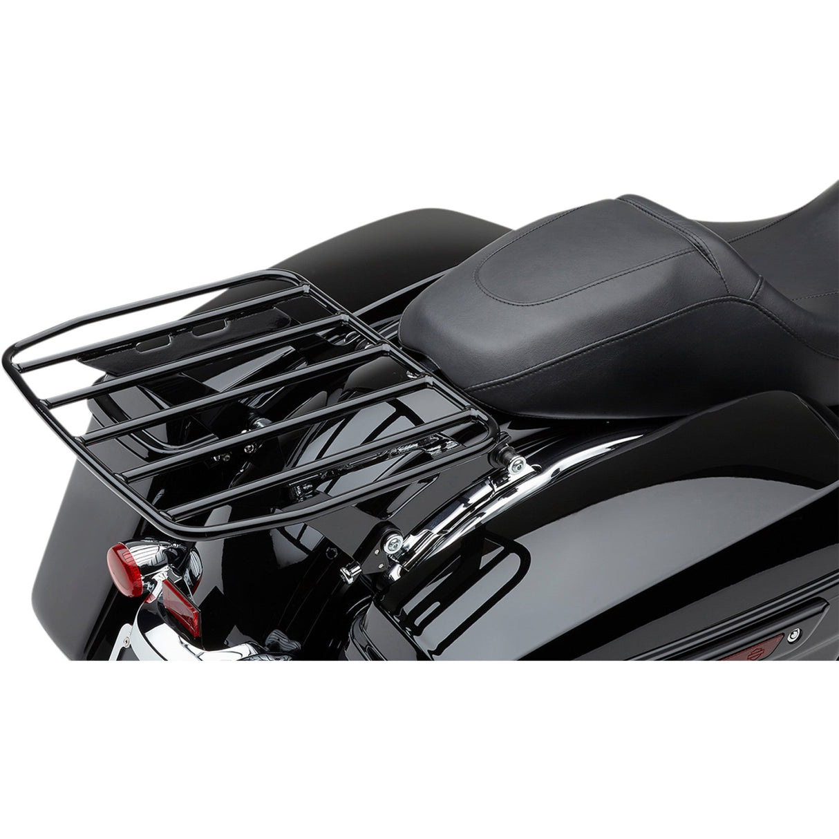 Cobra Big Ass® Detachable Luggage Rack — Flat Black - 602-2801B For Harley Touring 1997-2008