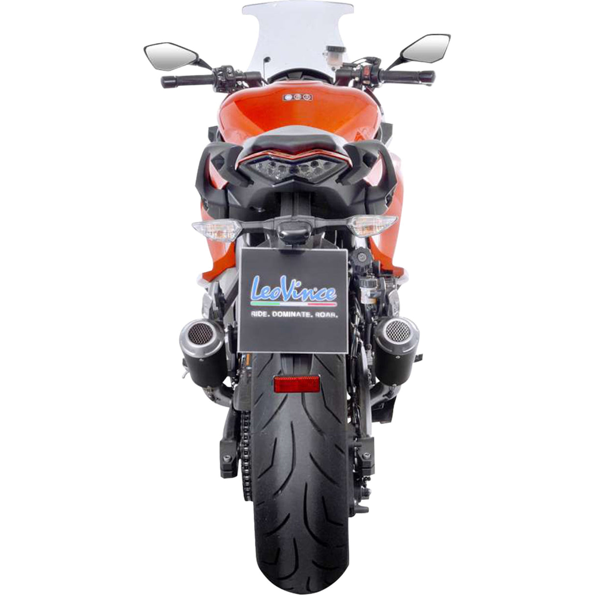 LEOVINCE 1811-4941 15309BU LV-12 R Slip-On Muffler black - ktm 1090/1190/1290