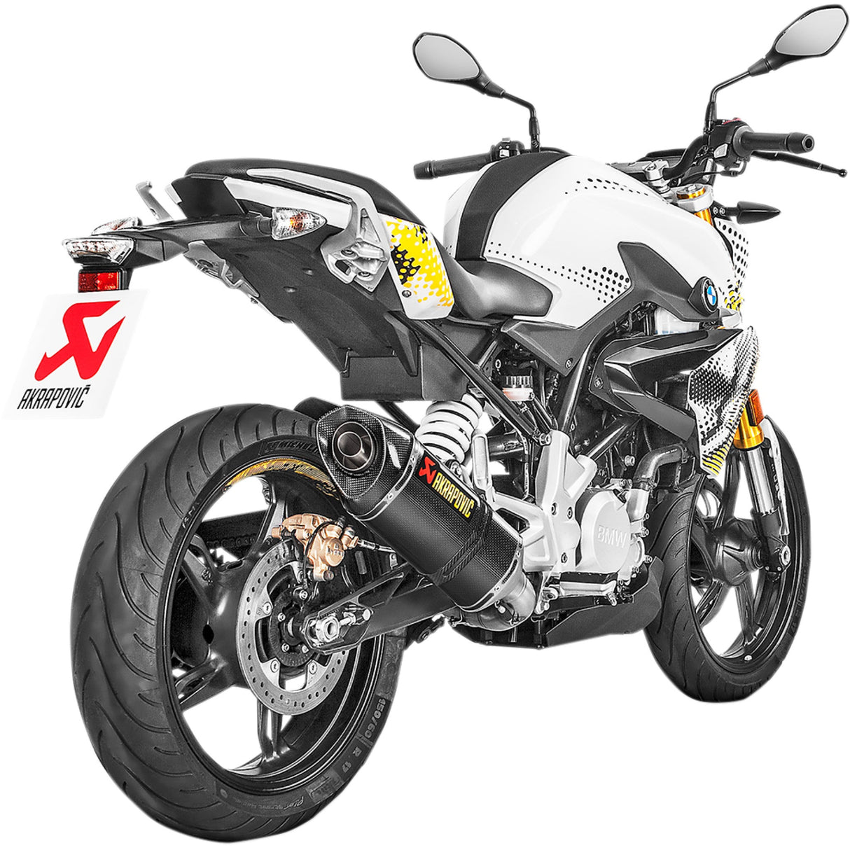 Akrapovic Racing Line 1-Into-1 Exhaust System - S-B3R1-RC/1 BMW G310GS / G310R 2017-2023