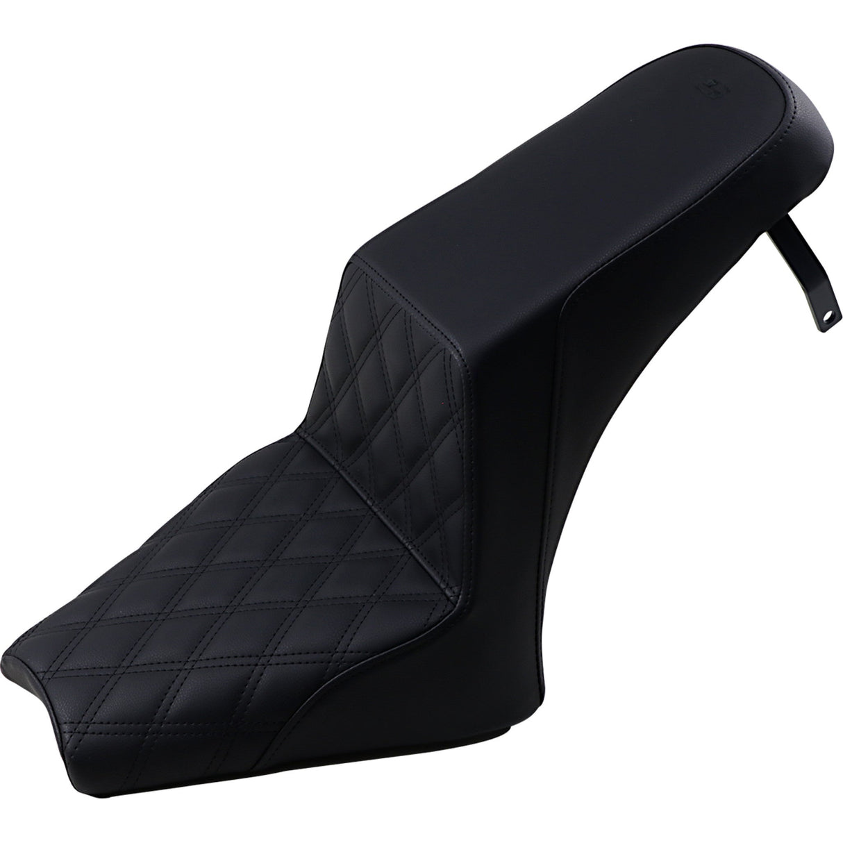 Saddlemen Step-Up Seat Front Lattice Stitch Rear Smooth Black Scout Bobber - I18-33-172 For Indian Scout 2018-2024