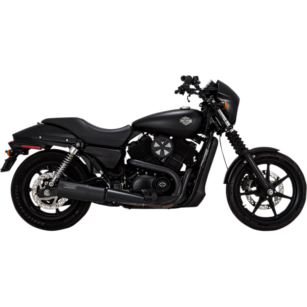 VANCE & HINES 1801-1233 47943 High Output Slip-On Muffler - Black High Output Muffler - XG/A