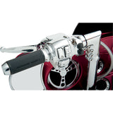 DRAG SPECIALTIES 0616-0076 Handlebar Switch Housing Kit Switch Housing - Left - Radio - Chrome