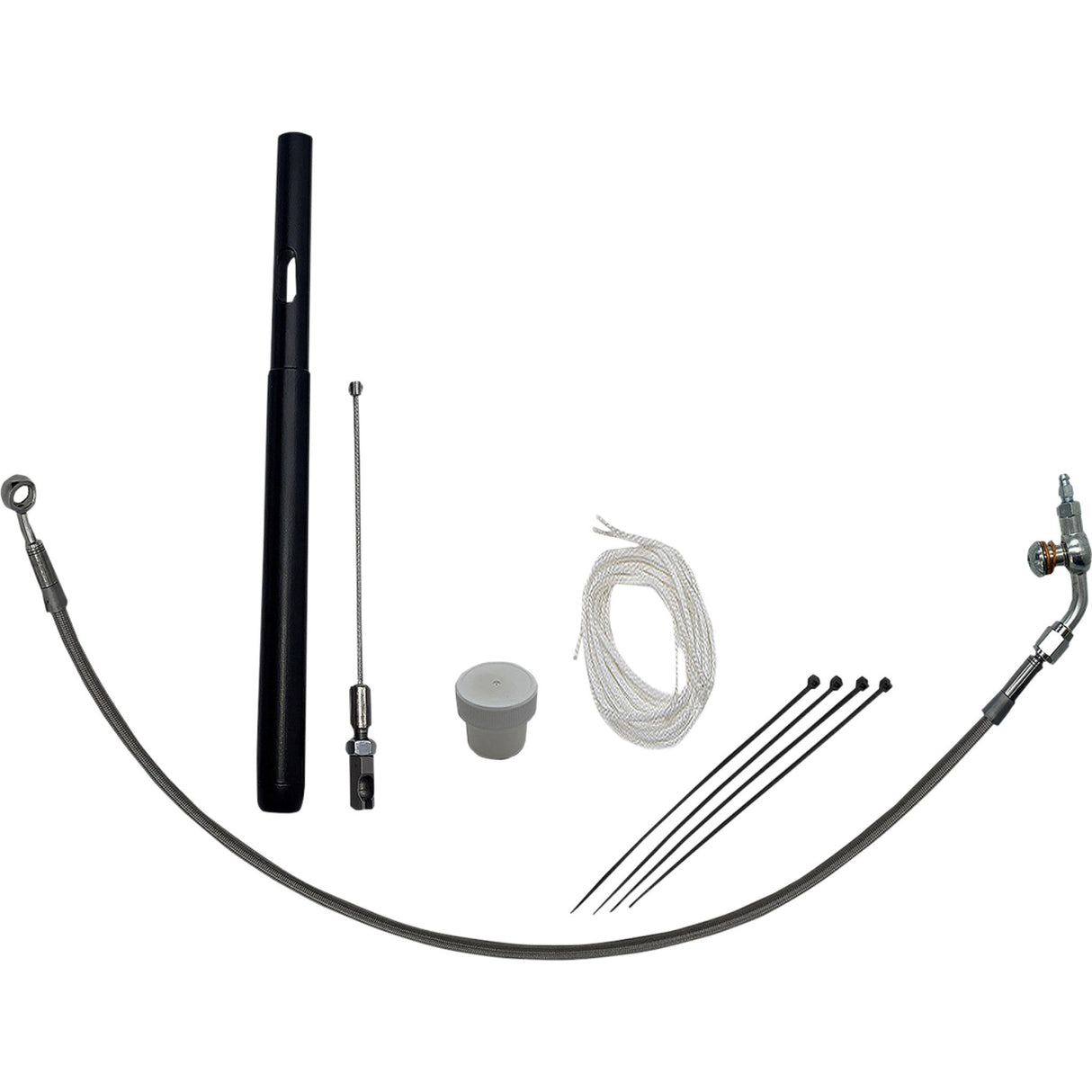 FAT BAGGERS INC. 0662-0828 109916 Control Installation Kit - +6" - Braided