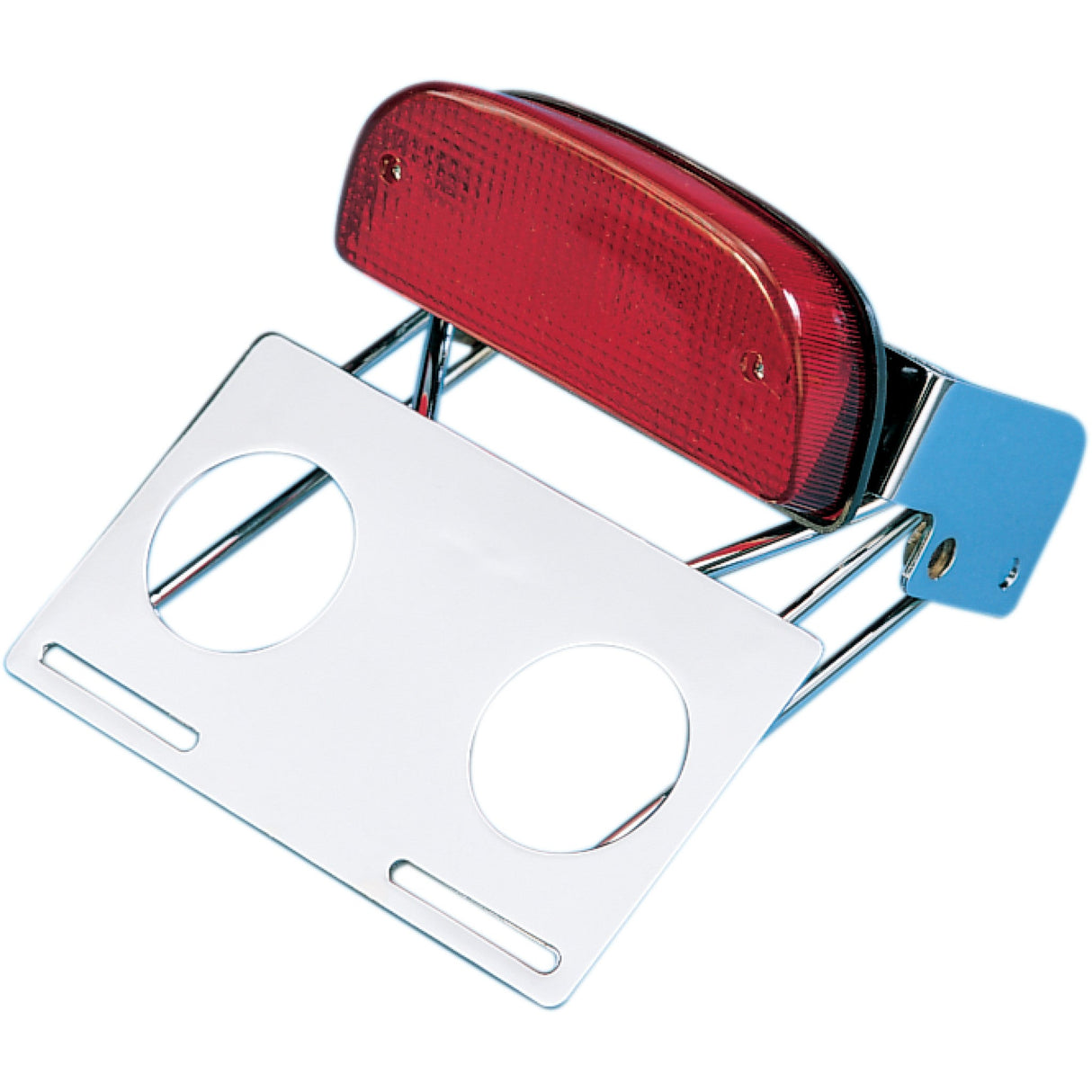 Drag Specialties Custom Taillight And Chrome Bracket Assembly Chrome For Harley Softail / Wide 1984-1999