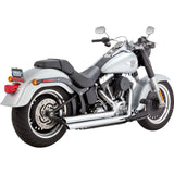 Vance & Hines Big Shots Staggered Exhaust System Chrome - 17959 For Harley Softail 1986-2009