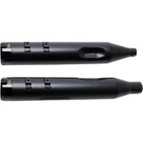 S&S Cycle 4-1/2" MK45 Performance Mufflers — Thruster Black Thruster - 550-0666 For Harley Touring 2017-2026
