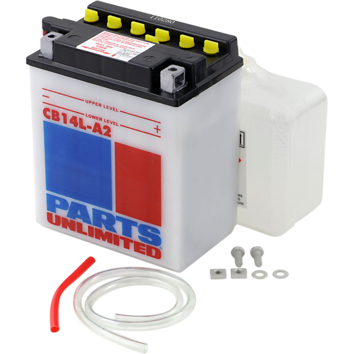 Parts Unlimited Heavy-Duty 12v Battery Kit YB14L-A2 For Suzuki Motorcycles 1972-2014 | Kawasaki Motorcycles 1984-2016 | Yamaha Motorcycles 1973-1990