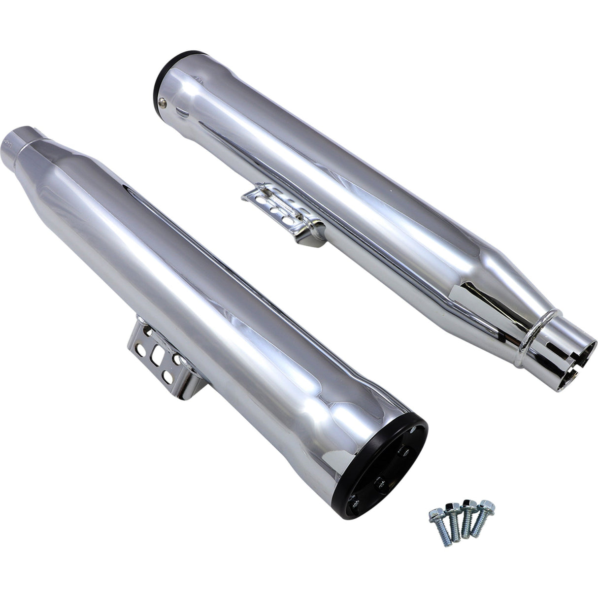 Cobra RPT Slip-On Mufflers 3" Chrome M8 Softail - 6057 For Harley Softail 2018-2024