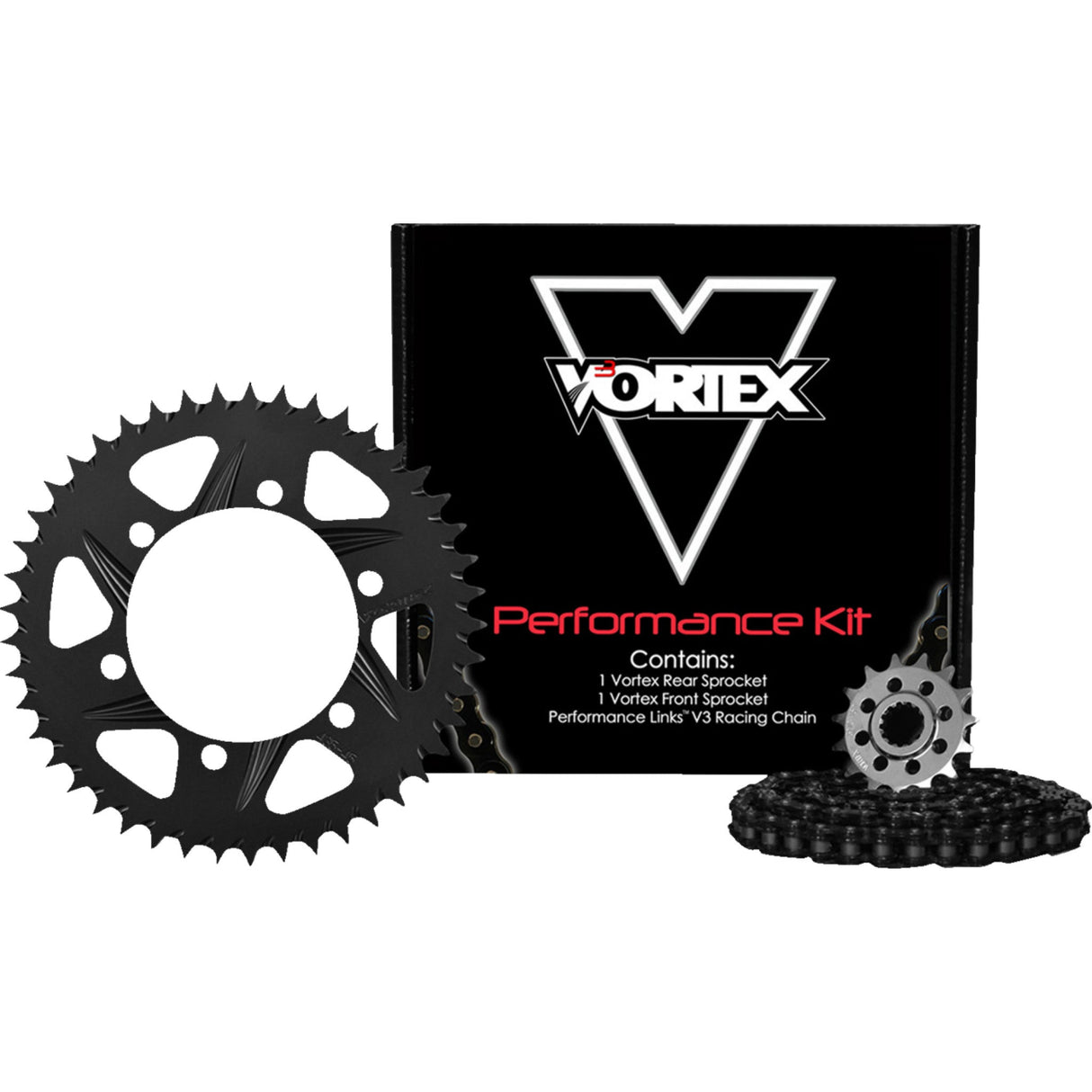 Vortex Chain And Sprocket Kit - CK6296 Kawasaki Ninja 2004-2005