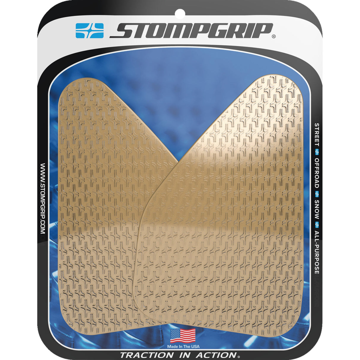 STOMPGRIP 4320-2821 55-14-0212C Icon Profile Traction Pad Tank Grips Traction Pad Tank Grips - Icon - Clear - MT-09
