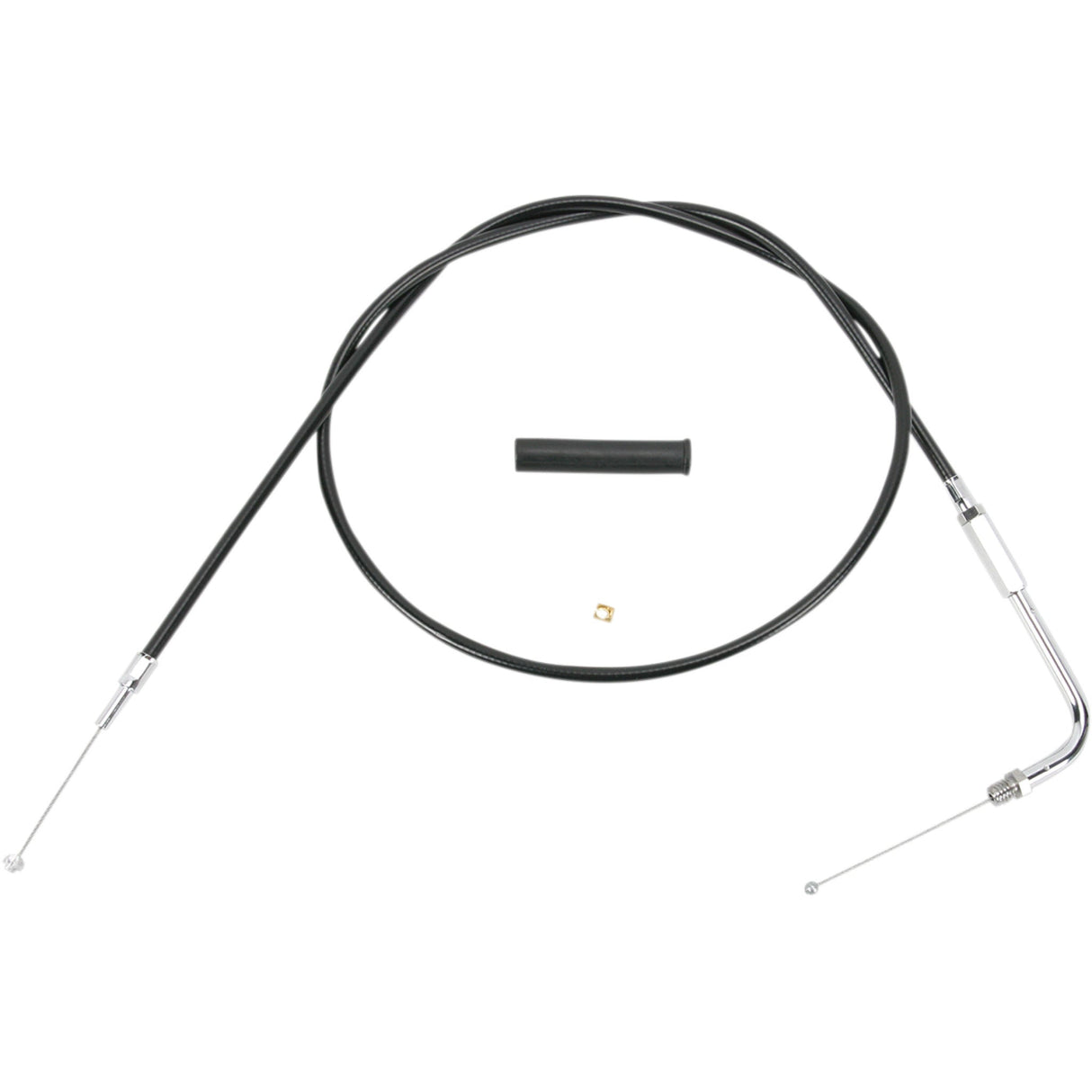 DRAG SPECIALTIES Black Vinyl Cable Throttle