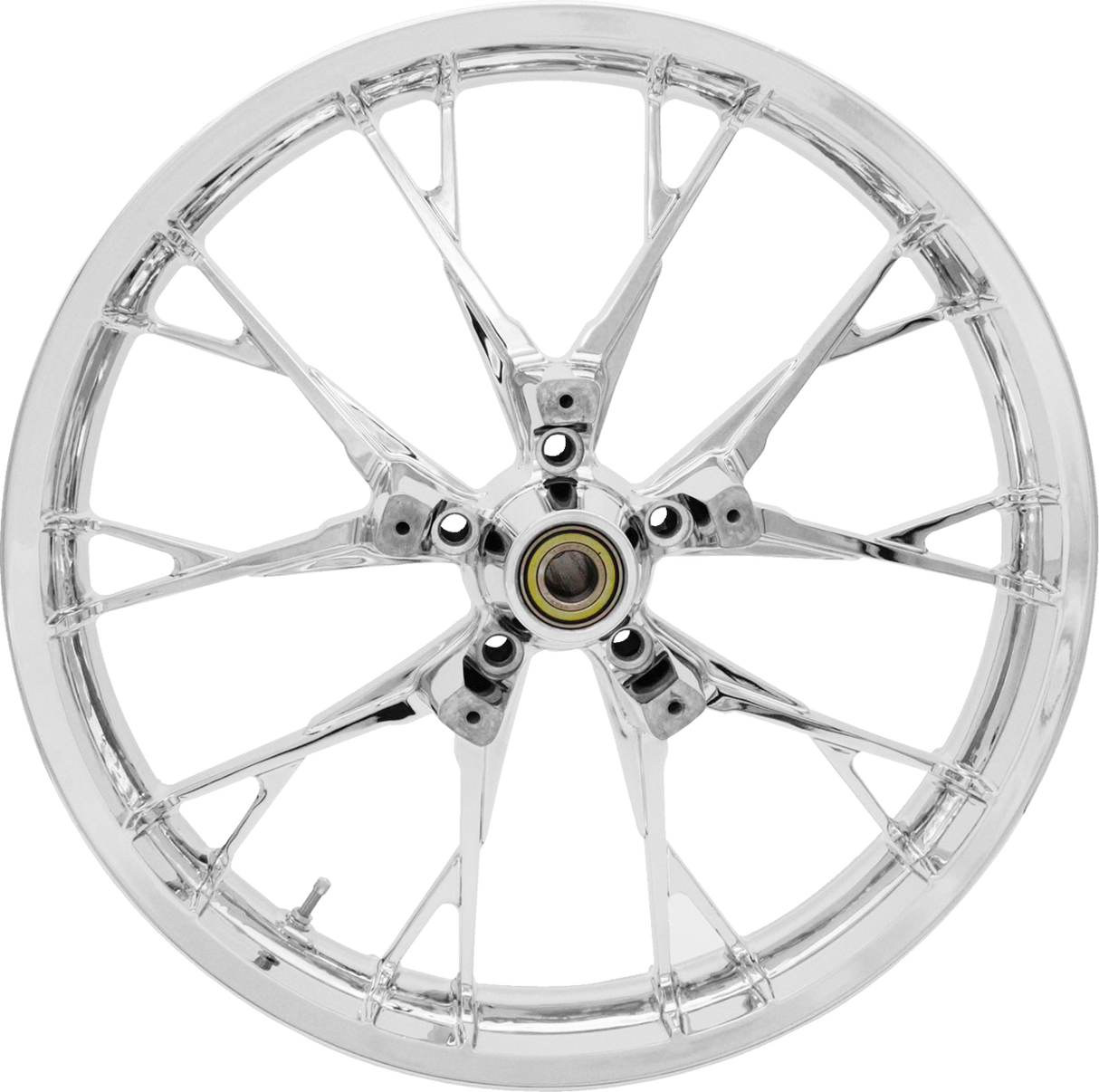 Wheel - Marlin - Front - Dual Disc/without ABS - Chrome - 21x3.5 - 0201-2387