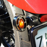 JOKER MACHINE 2040-2006 05-55-4B Rat Eye Turn Signal Adapter Plates Turn Signal - Adapter Plate