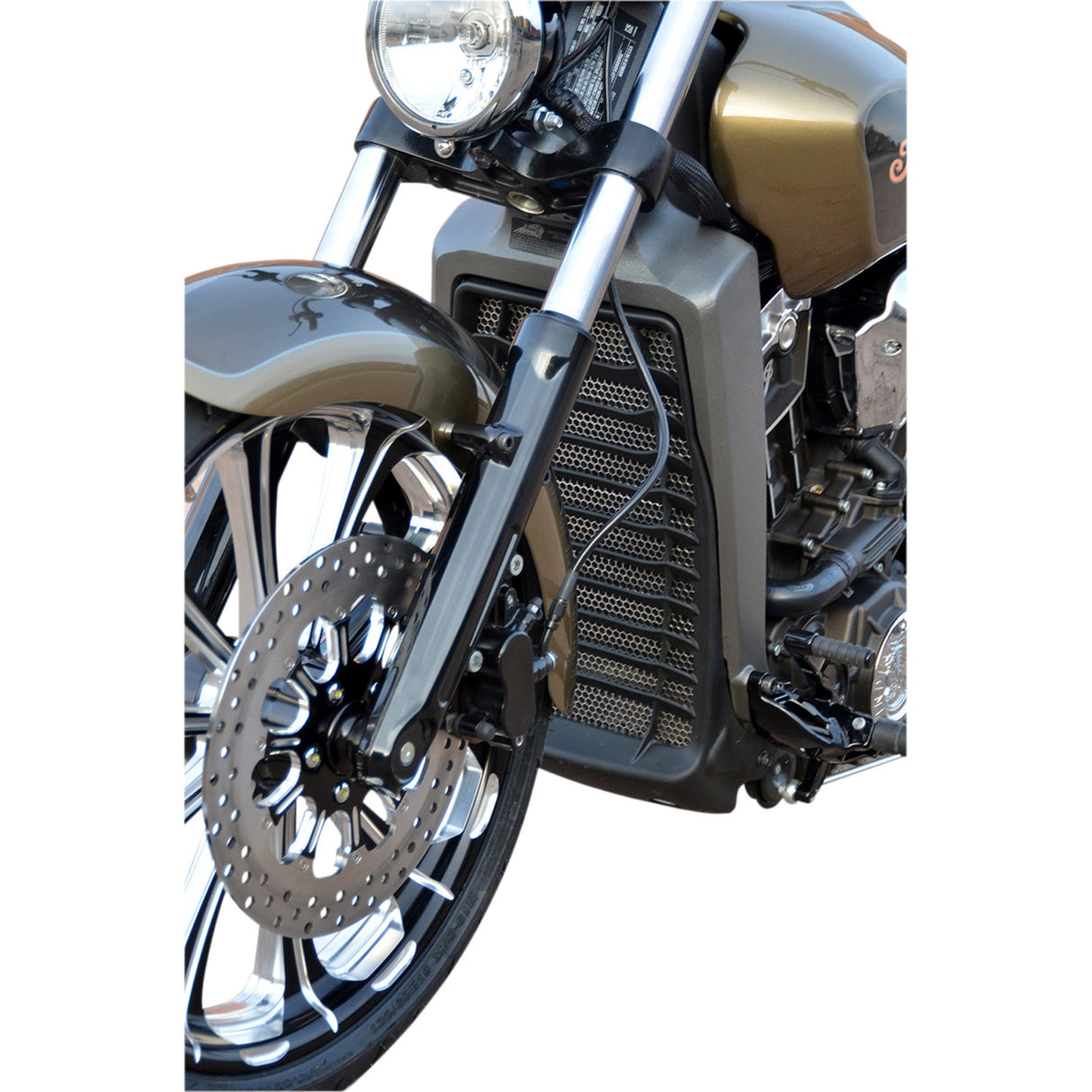 Klock Werks Radiator Guard - KWS-04-0321 For Indian Scout 2015-2024