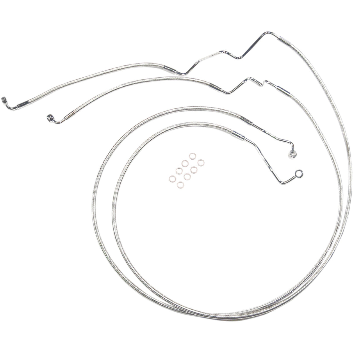 Magnum Shielding Touring Lower Brake Line Sterling Chromite - AS37038 For Harley Road Glide Limited 2024