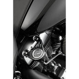 Arlen Ness Oil Pressure Gauge Kit — Deep Cut Black - 15-668 For Harley Motorcycles 1999-2017
