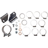 Khrome Werks 2-Into-1 Outlaw-SR Exhaust System Black Without End Cap Twin Cam Touring - 200785-SR For Harley Touring 2009-2016