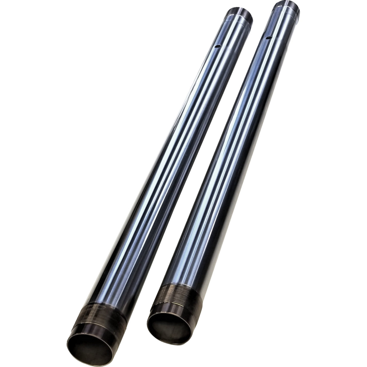 CUSTOM CYCLE ENGINEERING 0404-0573 719070 Fork Tubes 43 mm - standard length - ultra chrome - inverted