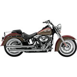 Cobra 3" Slip-On Mufflers Chrome - 6002 For Harley Softail 2005-2017