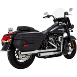 Vance & Hines Eliminator 300 Slip-On Mufflers Chrome - 16316 For Harley Softail 2018-2024